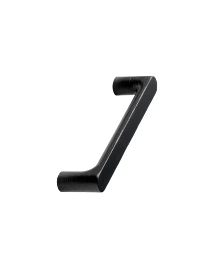 Black oak U-shaped cabinet handle