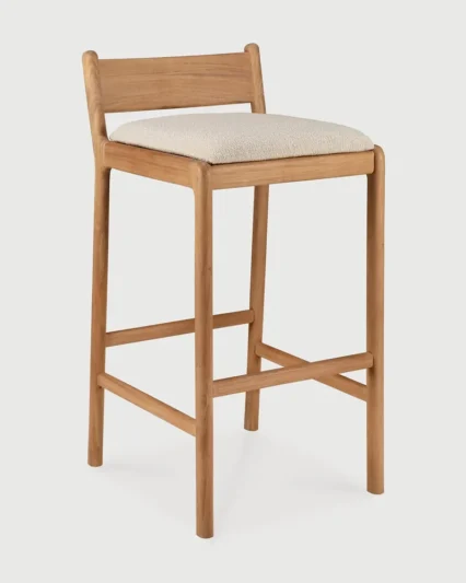 Ethnicraft Jack outdoor teak bar stool