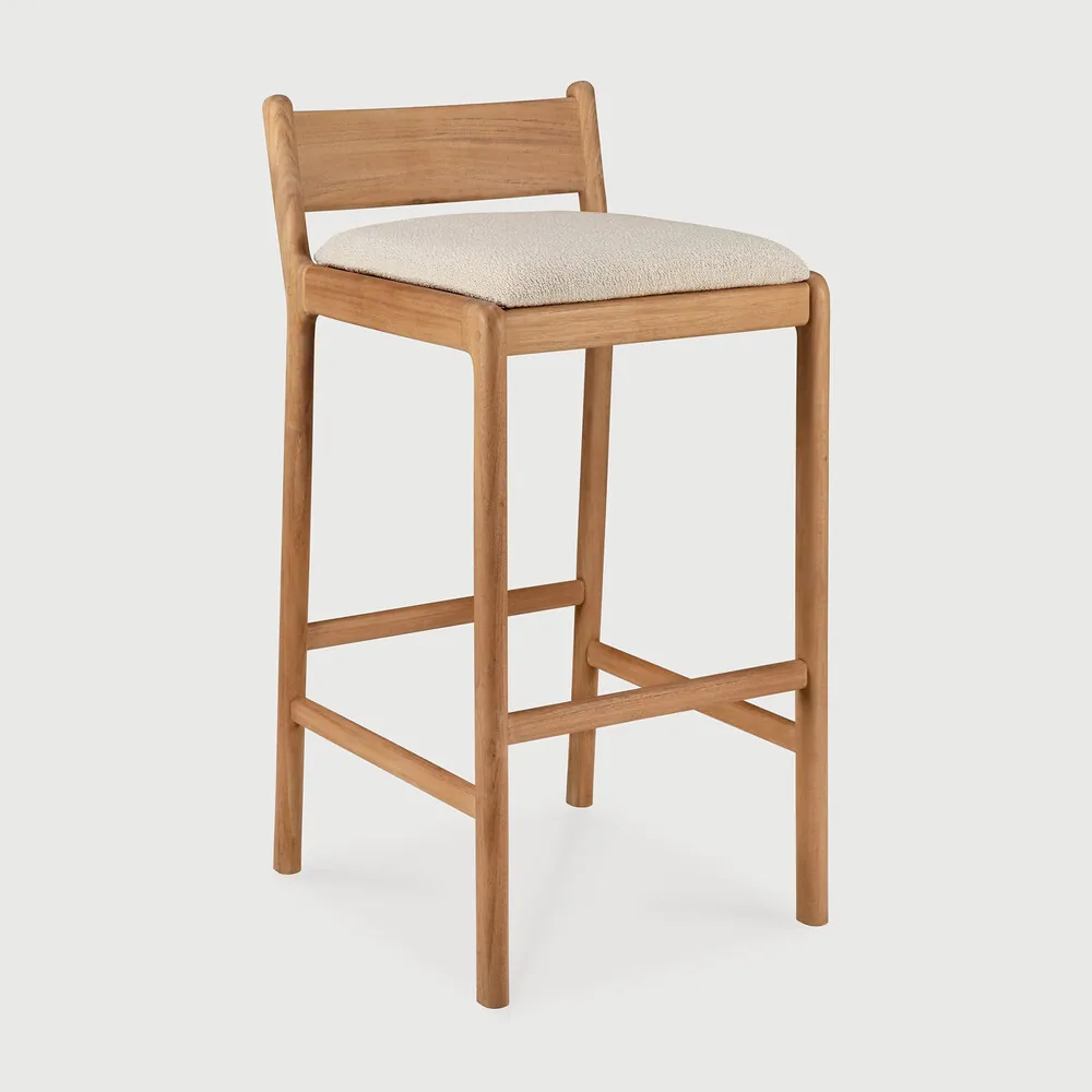 Ethnicraft Jack outdoor teak bar stool