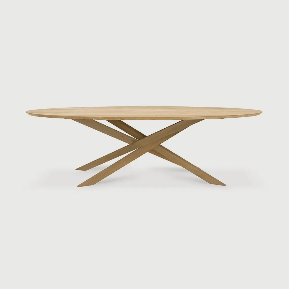 Ethnicraft Oak Mikado oval coffee table