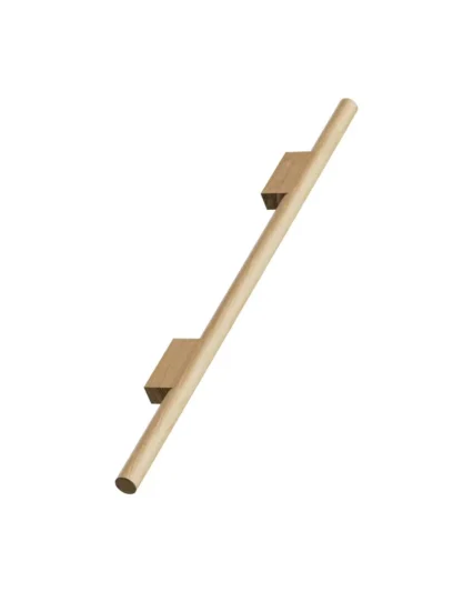 Long natural oak bar handle