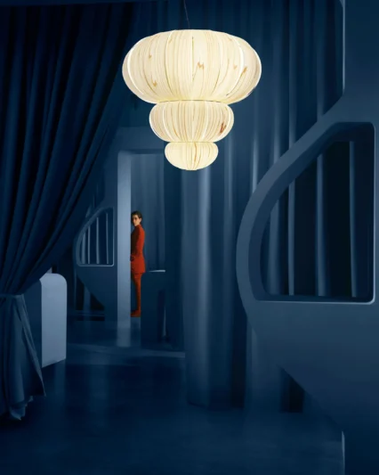 LZF Arabesco wood veneer lamp