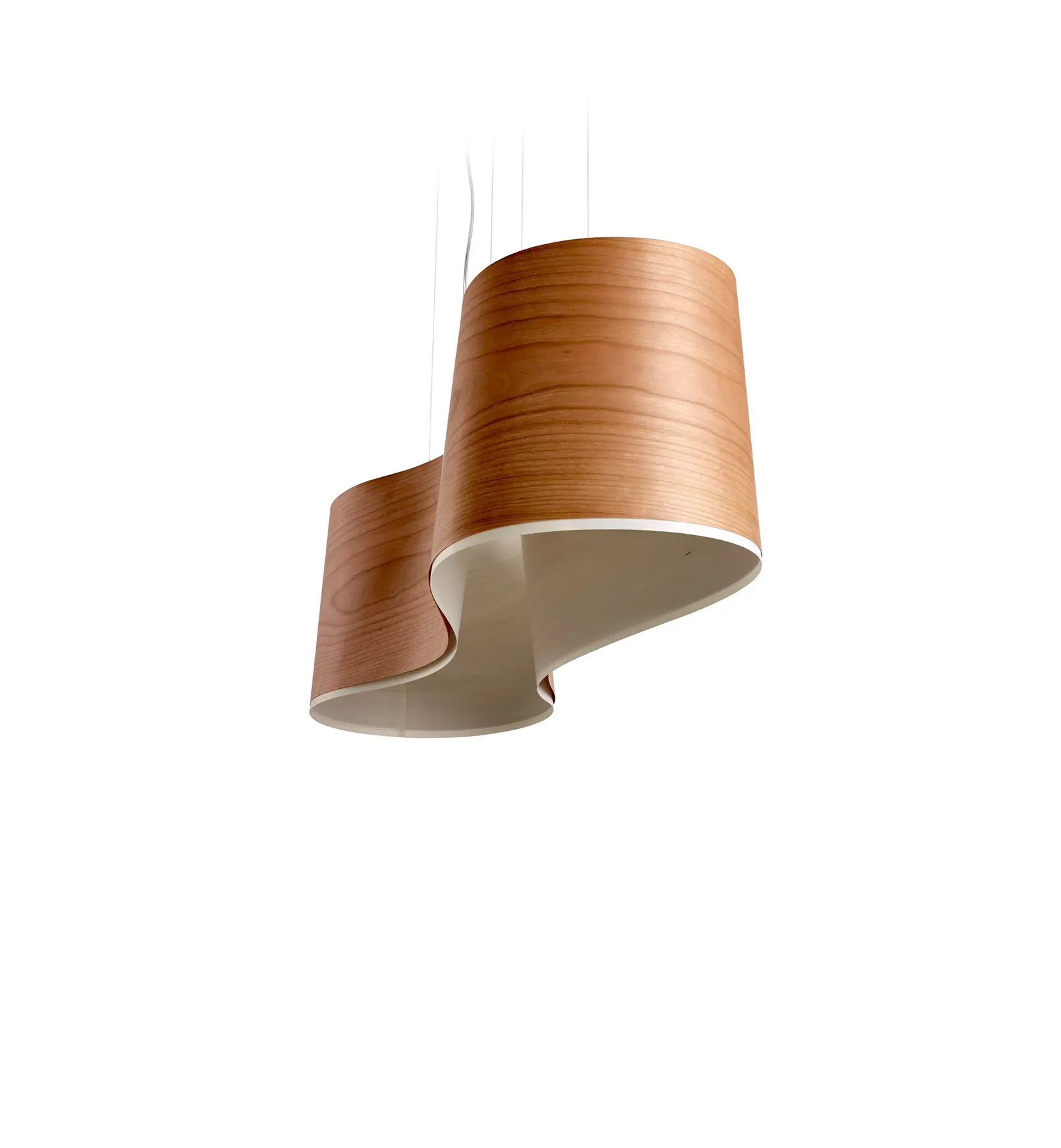 LZF New Wave wood veneer pendant