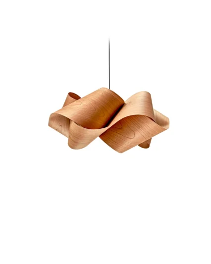 LZF Swirl wood veneer pendant