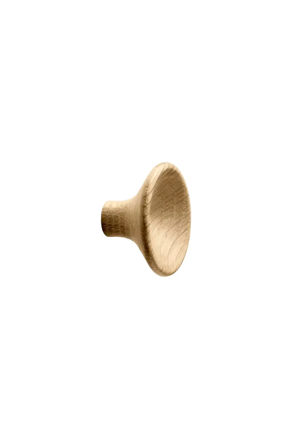Oak cone knob small