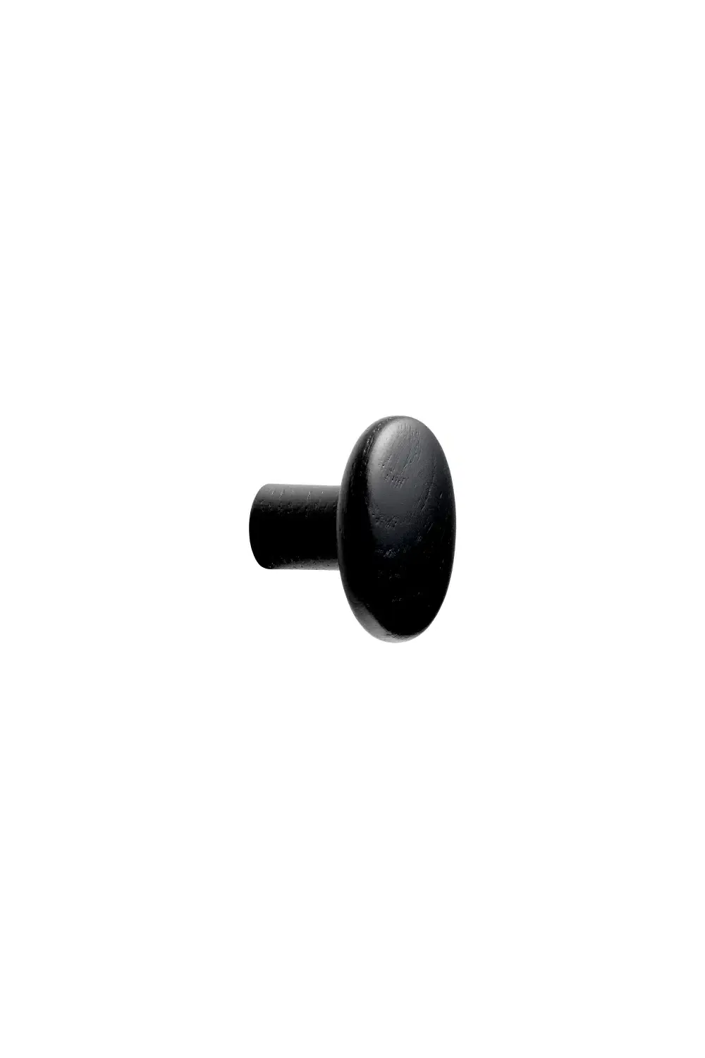 Small black oak knob