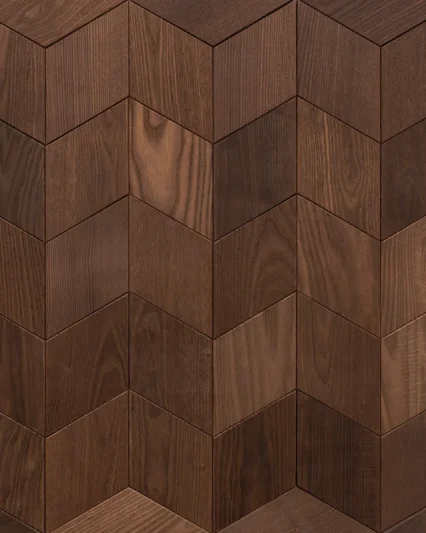 Thermory Ash Decor Rhomb wall panels