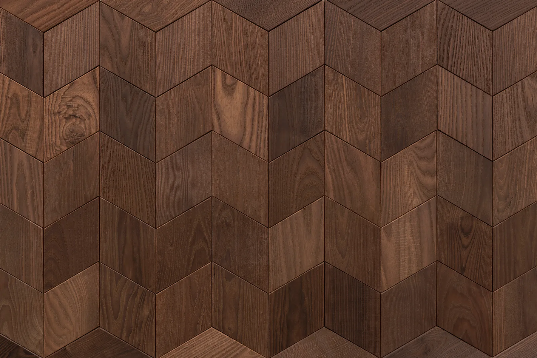Thermory Ash Decor Rhomb wall panels