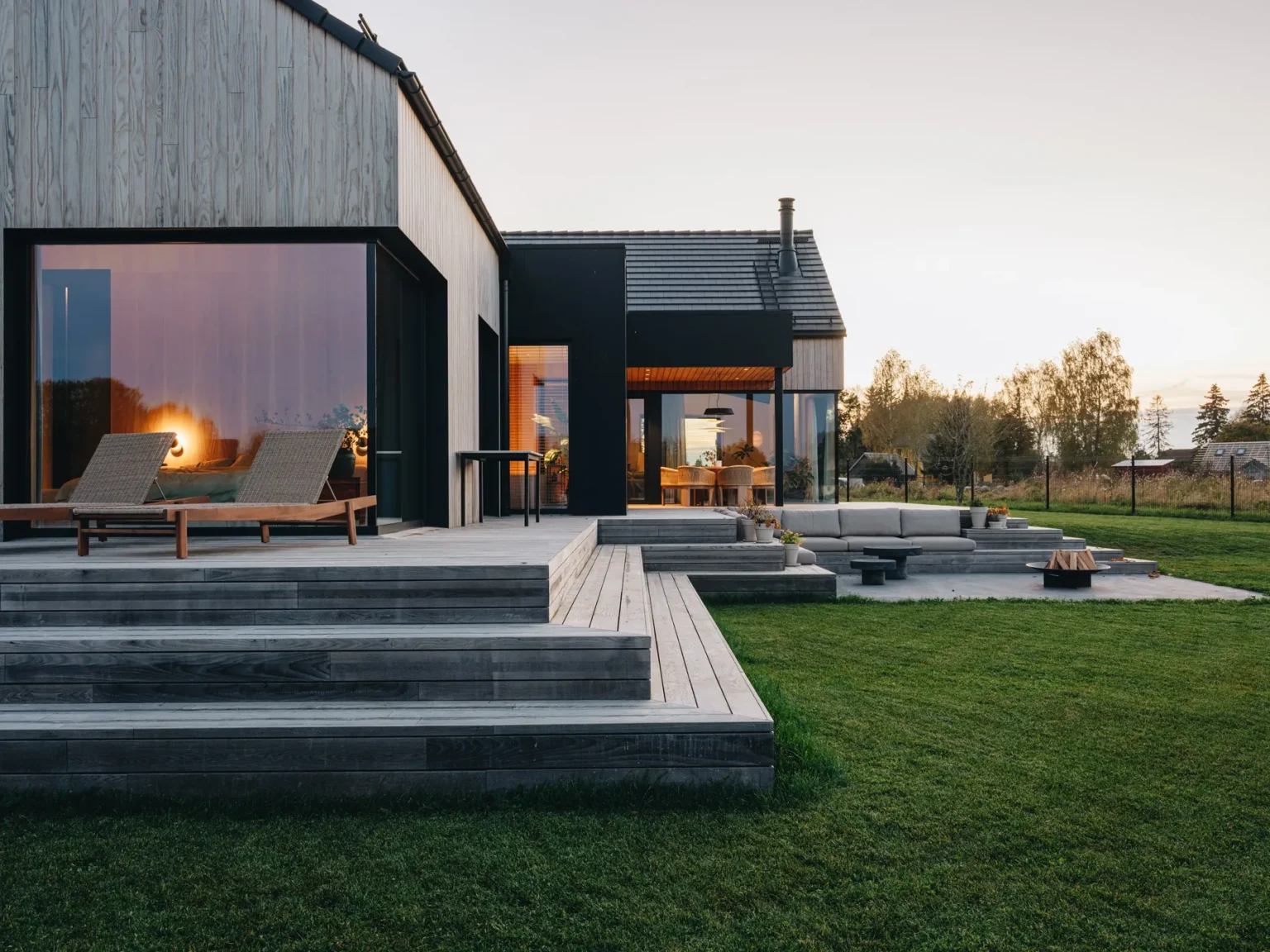 Cladding & decking — Private house, Estonia