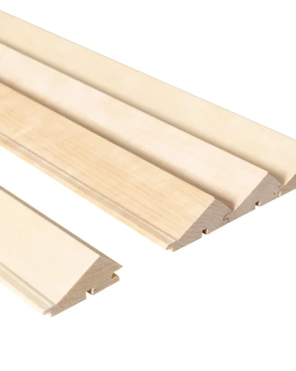 Thermory Wave aspen wall panel